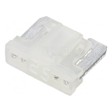 Siguranţă 25A 58VDC auto 11mm aliaj staniu | Electronic-mag.ro | Componente Electronice
