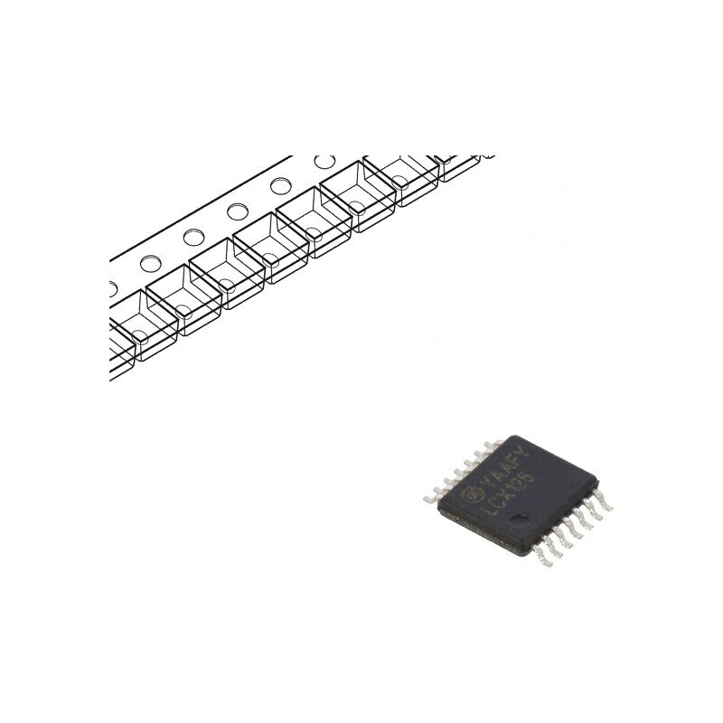 Buffer digital non-inversor IC LCX 4 canale SMD TSSOP14 2÷3.6VDC | Electronic-mag.ro | Componente Electronice Buffer digital non-inversor IC LCX 4 canale SMD TSSOP14 2÷3.6VDC | Electronic-mag.ro | Componente Electronice