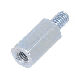 Piuliță distanțieră filetată 10mm M3 | Electronic-mag.ro | Componente Electronice