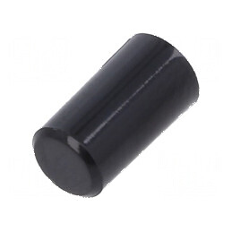Tastă rotundă neagră Ø5,08x9,05mm | Electronic-mag.ro | Componente Electronice