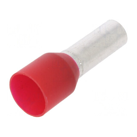Vârf izolată 10mm2 12mm cositorit roşie pentru tub de capăt | Electronic-mag.ro | Componente Electronice