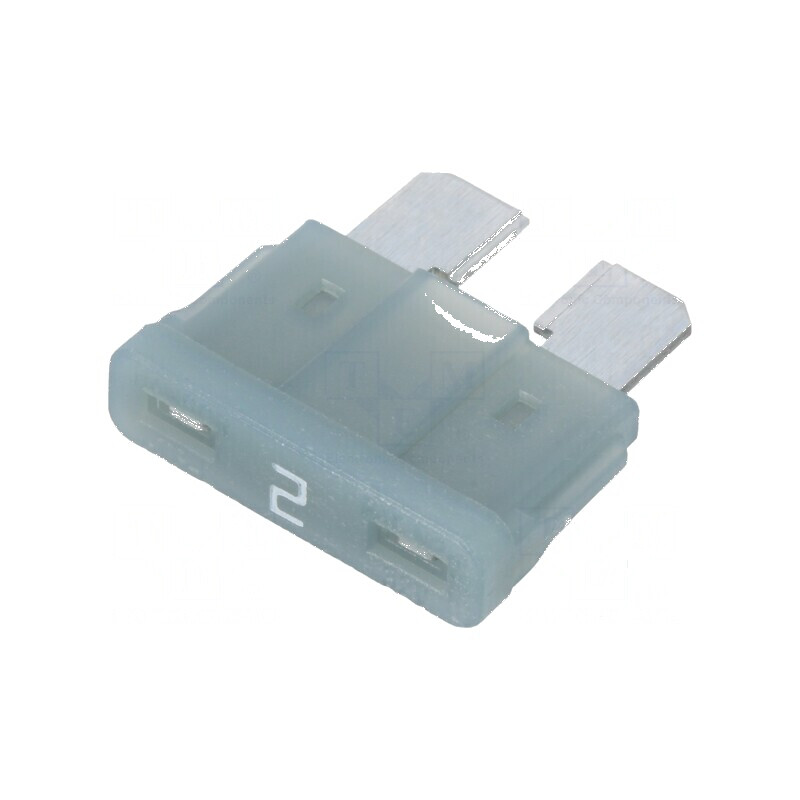 Siguranţă auto 2A 58VDC 19,3mm aliaj de staniu | Electronic-mag.ro | Componente Electronice