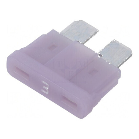 Siguranţă 3A 58VDC auto 19,3mm aliaj de staniu - 10 bucăți | Electronic-mag.ro | Componente Electronice
