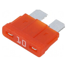 Siguranţă auto 10A 58VDC 19,3mm aliaj de staniu | Electronic-mag.ro | Componente Electronice