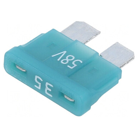 Siguranţă auto 35A 58VDC 19,3mm aliaj de staniu | Electronic-mag.ro | Componente Electronice