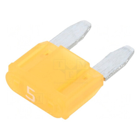 Siguranţă 5A 58VDC auto 11,2mm aliaj staniu | Electronic-mag.ro | Componente Electronice