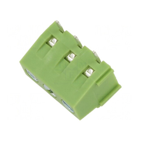 Regletă de conexiuni 5mm pentru PCB - 3 piste | Electronic-mag.ro | Componente Electronice
