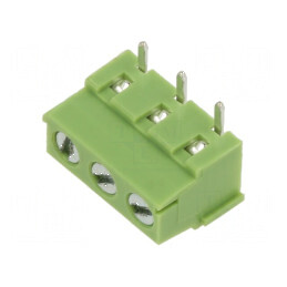 Regletă de conexiuni PCB 5mm cu 3 piste | Electronic-mag.ro | Componente Electronice