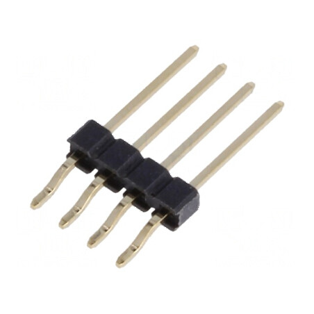 Conector şir pini tată 4 pini 2,54mm | Electronic-mag.ro | Componente Electronice