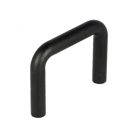 Suport ABS Policabronat Negru 28,4mm H, 37,3mm L, 5,5mm W | Electronic-mag.ro | Componente Electronice