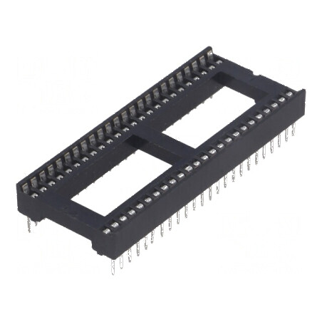 Soclu DIP48 15,24mm THT pentru circuite integrate, Raster 1,778mm | Electronic-mag.ro | Componente Electronice