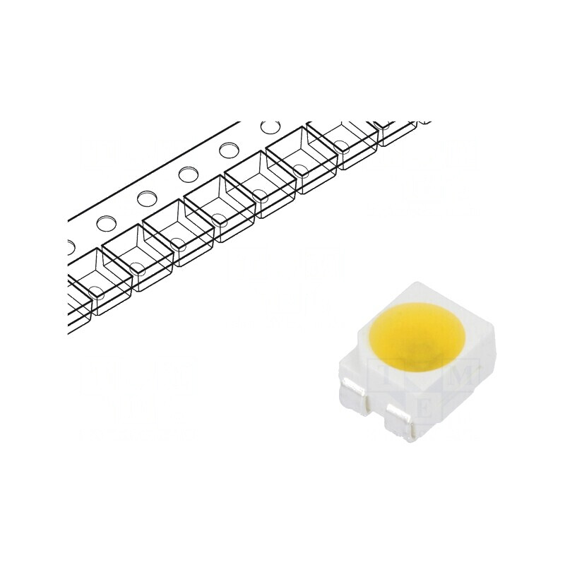 Lampa LED CRLED SMD 3528 PLCC4 Alb Cald 1600mcd 120° 18mA 5,5÷20V | Electronic-mag.ro | Componente Electronice Lampa LED CRLED SMD 3528 PLCC4 Alb Cald 1600mcd 120° 18mA 5,5÷20V | Electronic-mag.ro | Componente Electronice