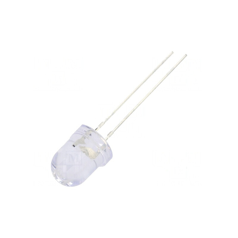 LED 8mm portocalie 2500-3500mcd 30° convex | Electronic-mag.ro | Componente Electronice
