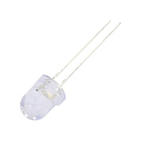 LED 8mm portocalie 2500-3500mcd 30° convex | Electronic-mag.ro | Componente Electronice