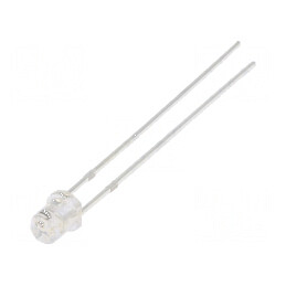 LED 3mm Albastru Clipitor 330-500mcd 140° 20mA | Electronic-mag.ro | Componente Electronice