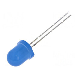 LED 8mm albastru cu clipire 330-500mcd 20mA | Electronic-mag.ro | Componente Electronice