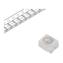 LED SMD 3528 PLCC4 Verde 900mcd 3,5x2,8mm 14mA | Electronic-mag.ro | Componente Electronice