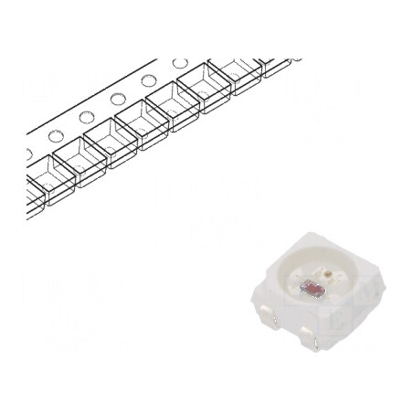 LED SMD 3535 RGB Programabil 3,68x3,48x2,95mm 120° 16mA | Electronic-mag.ro | Componente Electronice