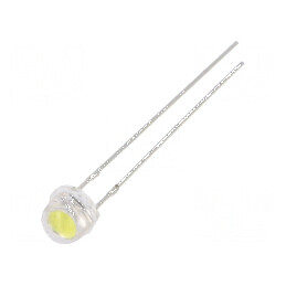 LED alb rece 4,8mm 5800-7000mcd 100° convex | Electronic-mag.ro | Componente Electronice