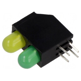 LED 5mm Galben/Galben Verde 30mA 60° | Electronic-mag.ro | Componente Electronice