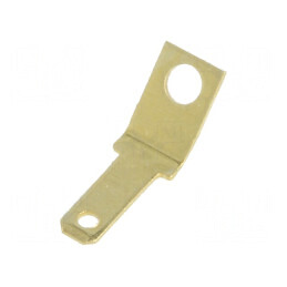 Terminal plat 2,8mm 0,5mm tată M2 alamă | Electronic-mag.ro | Componente Electronice