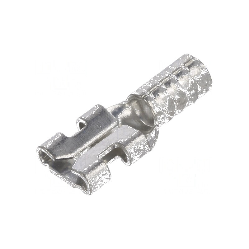 Terminal plat 4,8mm 0,5mm mamă crimpat cu cablu drept cupru | Electronic-mag.ro | Componente Electronice
