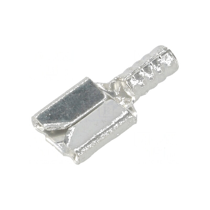 Terminal plat 6,4mm 0,8mm mamă crimpat pe cablu drept cupru | Electronic-mag.ro | Componente Electronice Terminal plat 6,4mm 0,8mm mamă crimpat pe cablu drept cupru | Electronic-mag.ro | Componente Electronice