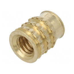 Adaos filetat alamă M3,5 7mm pentru plastic - BN 37885 | Electronic-mag.ro | Componente Electronice