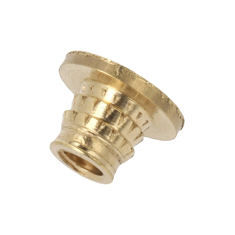 Adaos filetat alamă M3 4,1mm pentru plastic - BN 37896 | Electronic-mag.ro | Componente Electronice Adaos filetat alamă M3 4,1mm pentru plastic - BN 37896 | Electronic-mag.ro | Componente Electronice