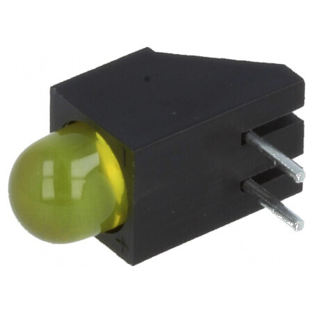 LED 5mm galben 20mA 60° 2,1-2,5V | Electronic-mag.ro | Componente Electronice