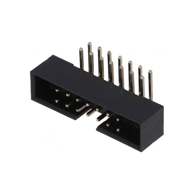 Conector IDC soclu tată 14 PIN 90° THT gold flash | Electronic-mag.ro | Componente Electronice Conector IDC soclu tată 14 PIN 90° THT gold flash | Electronic-mag.ro | Componente Electronice