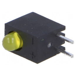 LED 3mm galben 20mA 60° 2,1-2,5V | Electronic-mag.ro | Componente Electronice