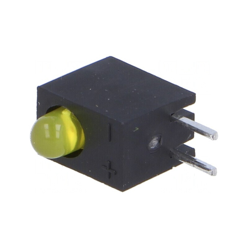 LED 3mm galben 20mA 60° 2,1-2,5V | Electronic-mag.ro | Componente Electronice