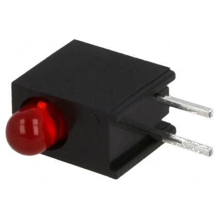 LED roșu 3mm 20mA 60° 1 diodă 2÷2,5V 8÷25mcd | Electronic-mag.ro | Componente Electronice