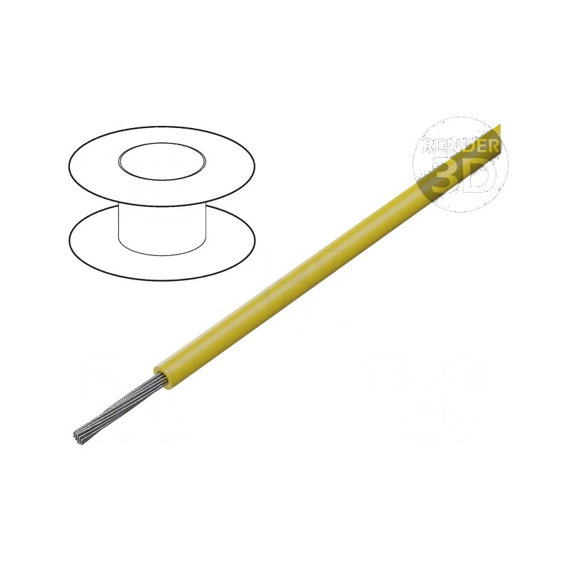 Cablu LiYv litat 0,14mm² PVC galben 500V 100m Clasa 5 | Electronic-mag.ro | Componente Electronice Cablu LiYv litat 0,14mm² PVC galben 500V 100m Clasa 5 | Electronic-mag.ro | Componente Electronice