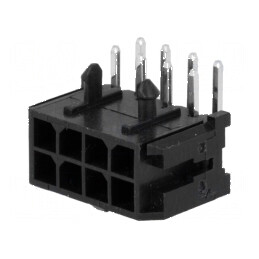 Conector cablu-placă soclu tată 3mm PIN 8 THT 5A 10mΩ | Electronic-mag.ro | Componente Electronice