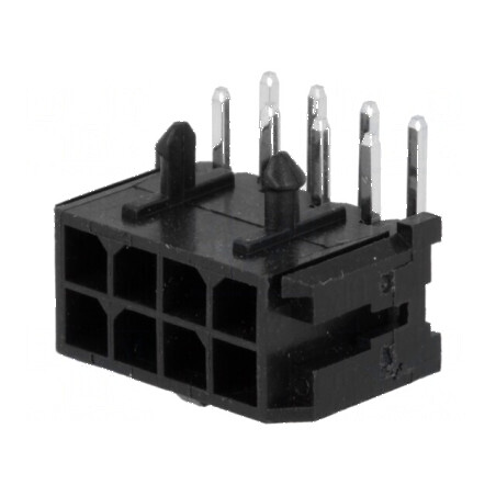 Conector cablu-placă soclu tată 3mm PIN 8 THT 5A 10mΩ | Electronic-mag.ro | Componente Electronice