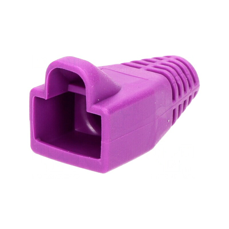 Protecție mufă RJ45 6mm violetă | Electronic-mag.ro | Componente Electronice