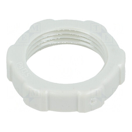 Piuliță PG13,5 polistiren 6mm Cheie 27mm gri deschis | Electronic-mag.ro | Componente Electronice