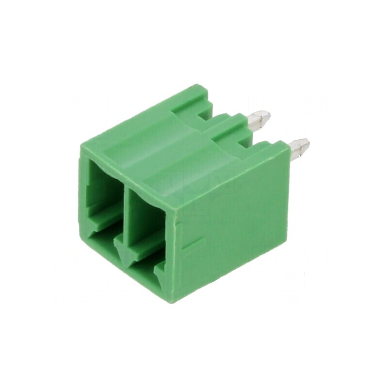 Regletă de conexiuni deconectabilă 3,5mm cu 2 piste drept soclu | Electronic-mag.ro | Componente Electronice