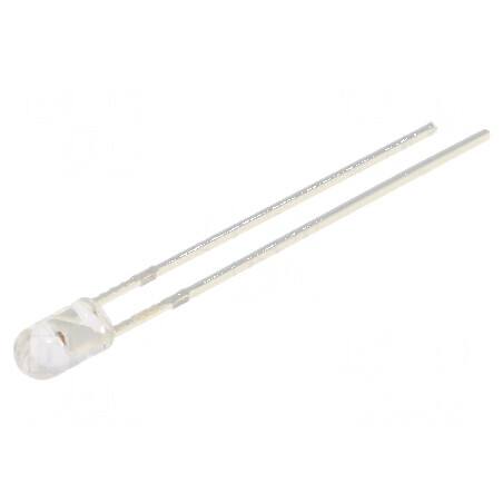 LED 3mm Portocalie 8400-10000mcd 30° Convex | Electronic-mag.ro | Componente Electronice