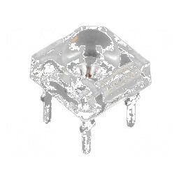 LED Super Flux 7,62x7,62mm Roșu 2000-4000mcd 120° 50mA | Electronic-mag.ro | Componente Electronice