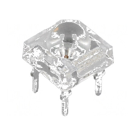 LED Super Flux 7,62x7,62mm Roșu 2000-4000mcd 120° 50mA | Electronic-mag.ro | Componente Electronice