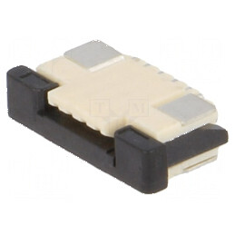 Conector FFC/FPC orizontal 4 pini ZIF | Electronic-mag.ro | Componente Electronice
