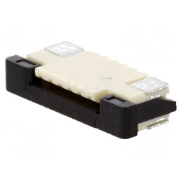 Conector FFC/FPC orizontal 6 pini ZIF | Electronic-mag.ro | Componente Electronice