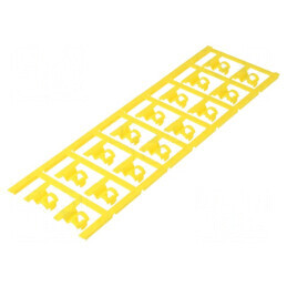 Markere galbene 3,5÷7mm poliamidă 66 -40÷100°C clichet SFC | Electronic-mag.ro | Componente Electronice