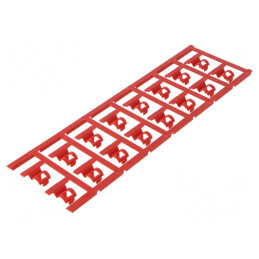 Markere roşii 3,5÷7mm poliamidă 66 -40÷100°C clichet SFC | Electronic-mag.ro | Componente Electronice