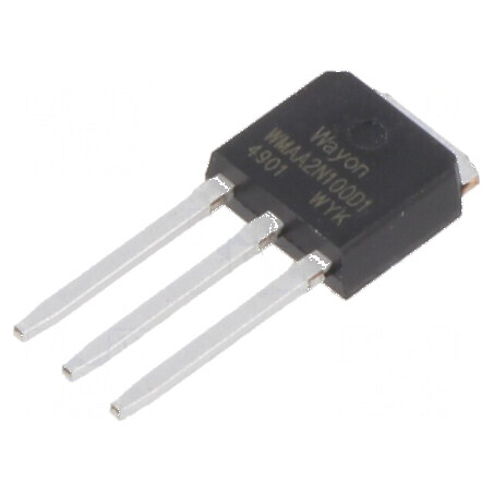 Tranzistor N-MOSFET WMOS D1 1kV 2A unipolar | Electronic-mag.ro | Componente Electronice