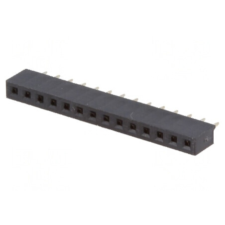 Conector şiruri pini soclu mamă 14 pini 2mm THT 1x14 | Electronic-mag.ro | Componente Electronice