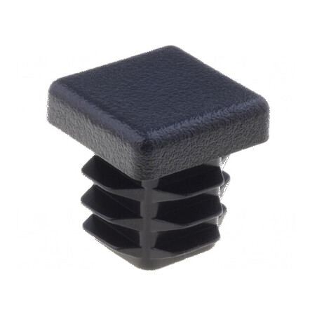 Obturator negru pentru profil Corp H: 15,5mm LDPE L: 15mm | Electronic-mag.ro | Componente Electronice